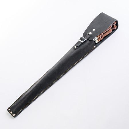 A set of skewers 670*12*3 mm in a black leather case в Кемерово