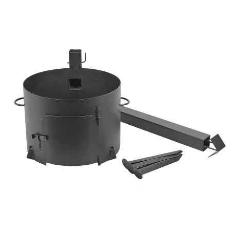 Stove with a diameter of 440 mm with a pipe for a cauldron of 18-22 liters в Кемерово