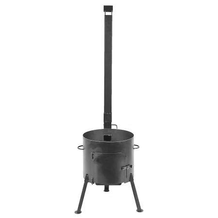 Stove with a diameter of 340 mm with a pipe for a cauldron of 8-10 liters в Кемерово