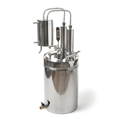 Cheap moonshine still kits "Gorilych" double distillation 10/35/t with CLAMP 1,5" and tap в Кемерово