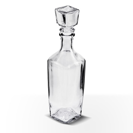 Бутылка (штоф) "Элегант" стеклянная 0,5 литра с пробкой  в Кемерово