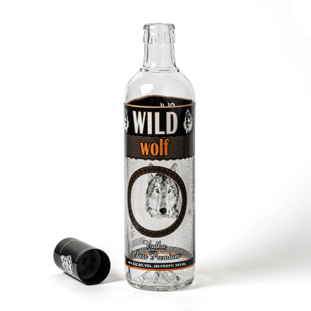Souvenir bottle "Wolf" 0.5 liter в Кемерово